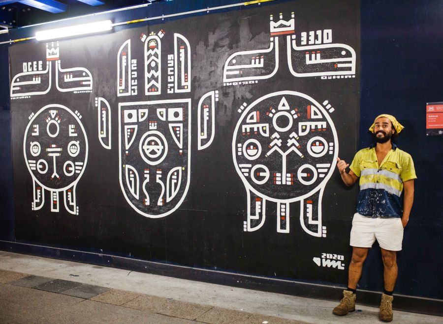 Gumalab for Brisbane Street Art Festival 2020 (BSAF 2020)