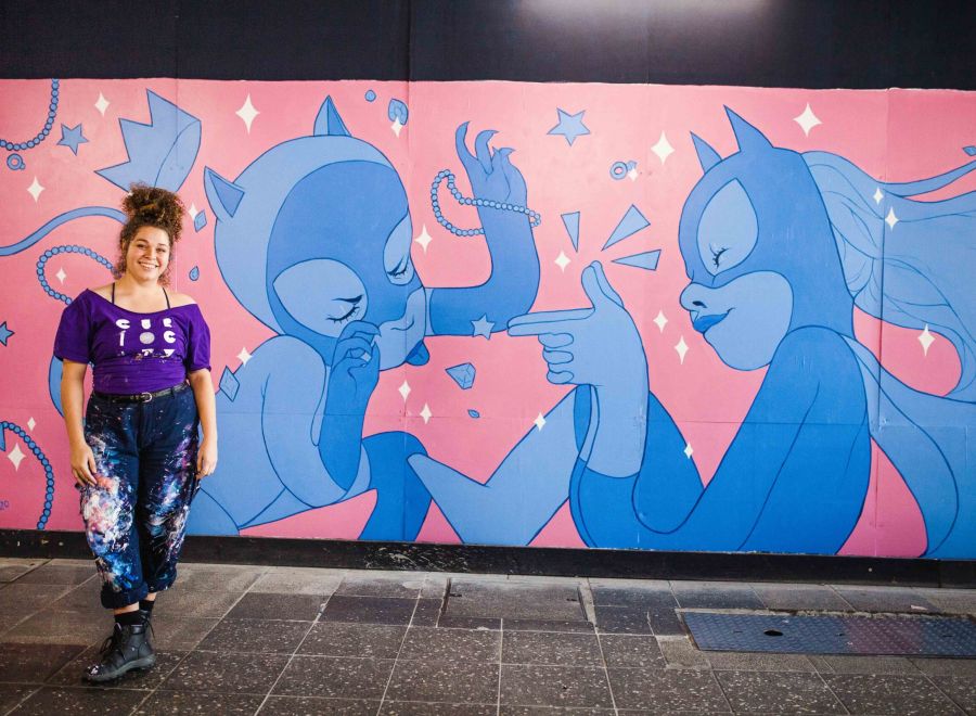 Tori-Jay Mordey for Brisbane Street Art Festival 2020 (BSAF 2020)