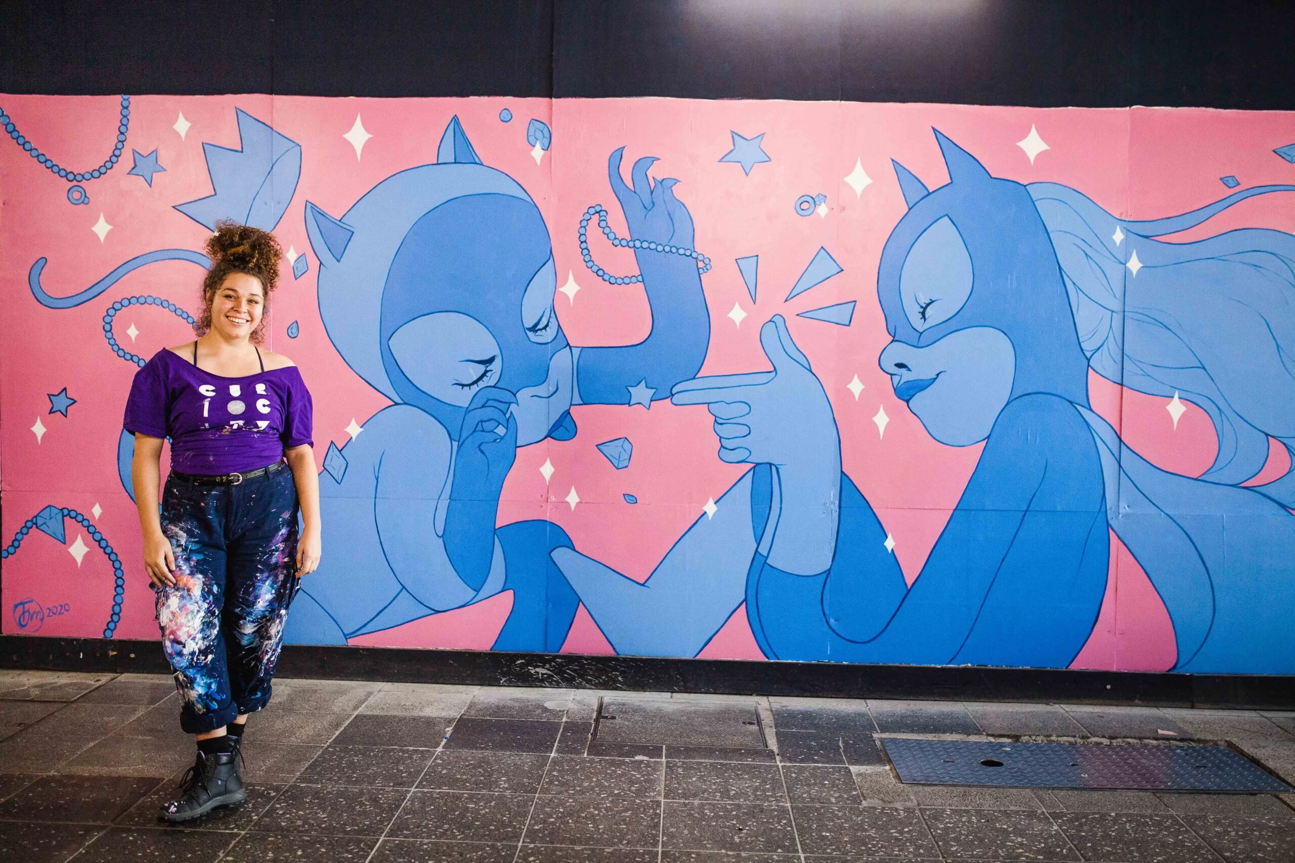 Tori-Jay Mordey for Brisbane Street Art Festival 2020 (BSAF 2020)