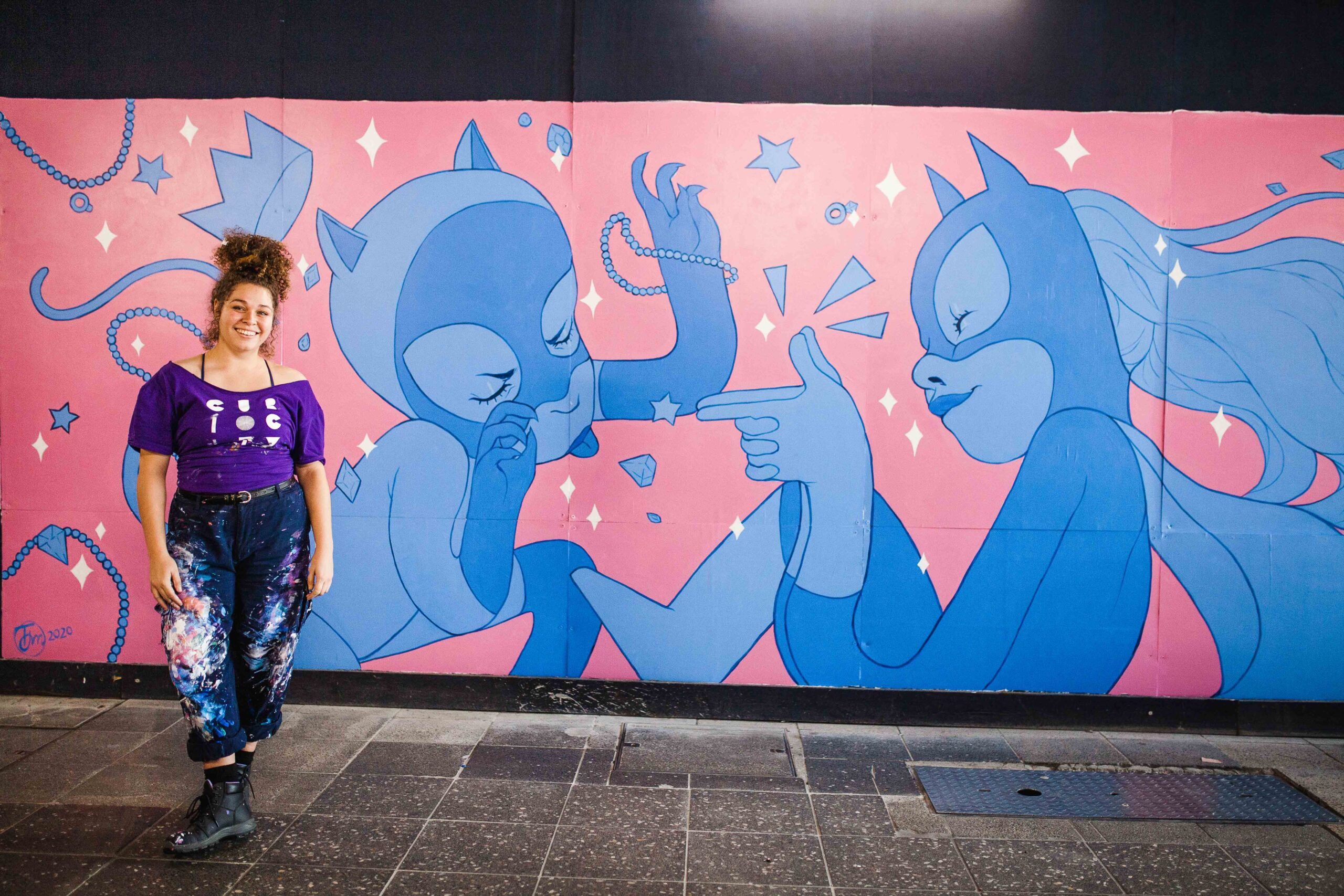 Tori-Jay Mordey for Brisbane Street Art Festival 2020 (BSAF 2020)