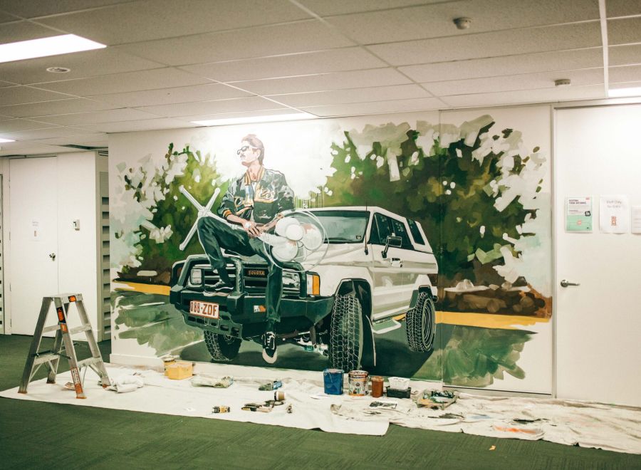 James Ellis for Brisbane Street Art Festival 2020 (BSAF 2020)