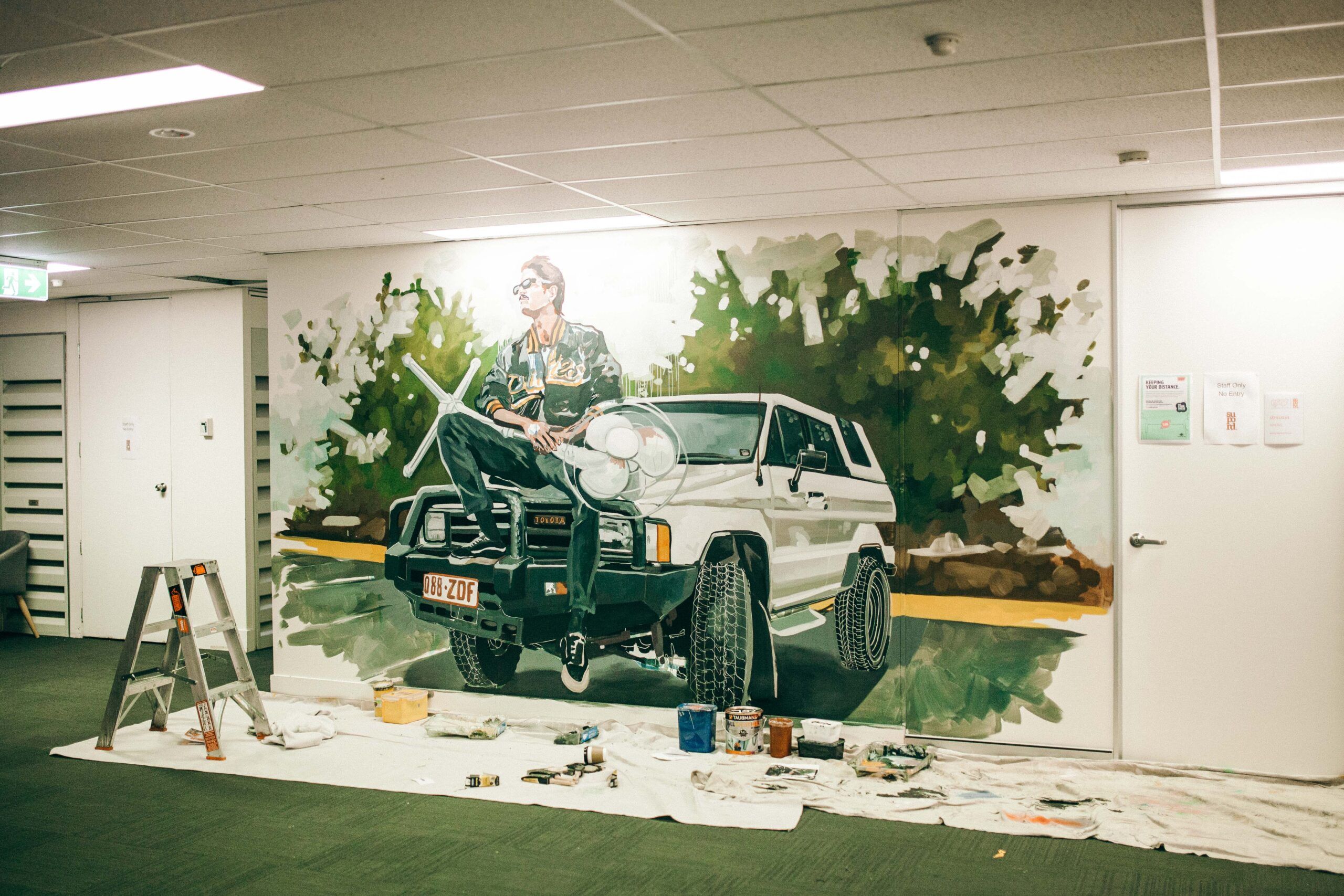 James Ellis for Brisbane Street Art Festival 2020 (BSAF 2020)