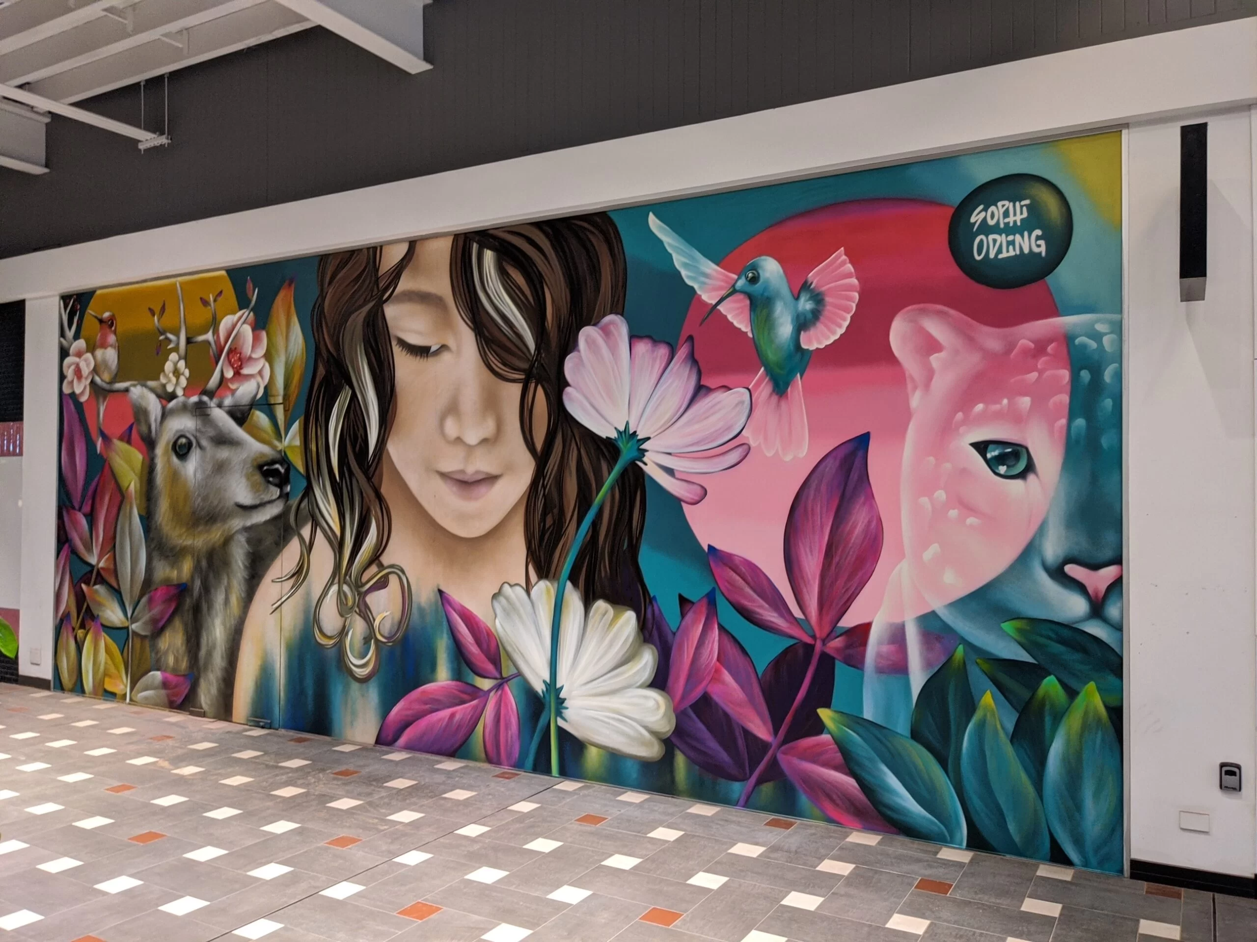 Sophi Odling for Brisbane Street Art Festival 2020 (BSAF 2020)