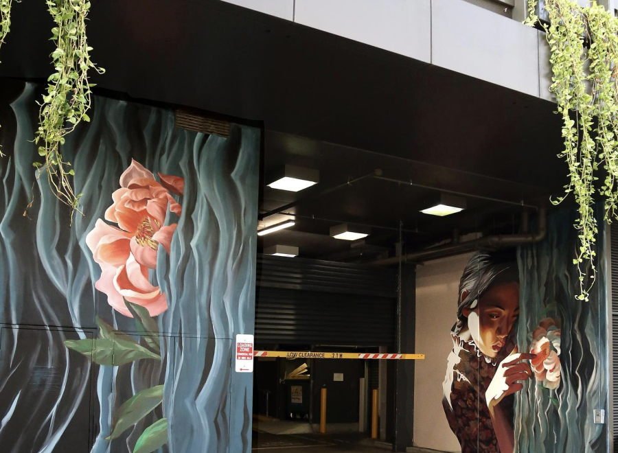 Loretta Lizzio for Brisbane Street Art Festival 2020 (BSAF 2020)