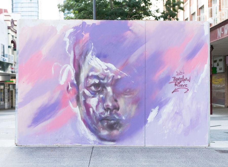 Benjamin Reeve for Brisbane Street Art Festival 2019 (BSAF 2019)
