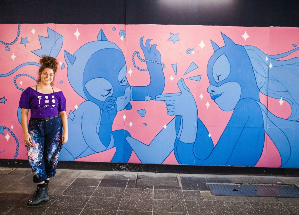 Tori-Jay Mordey for Brisbane Street Art Festival 2020 (BSAF 2020)