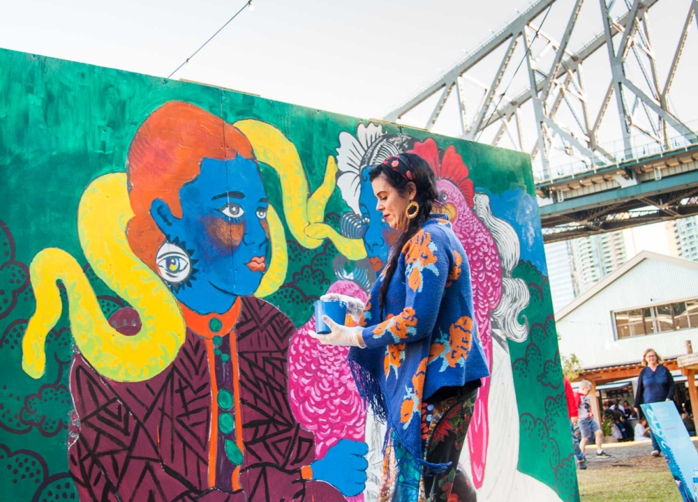 Sarah Hickey for Brisbane Street Art Festival 2019 (BSAF 2019)