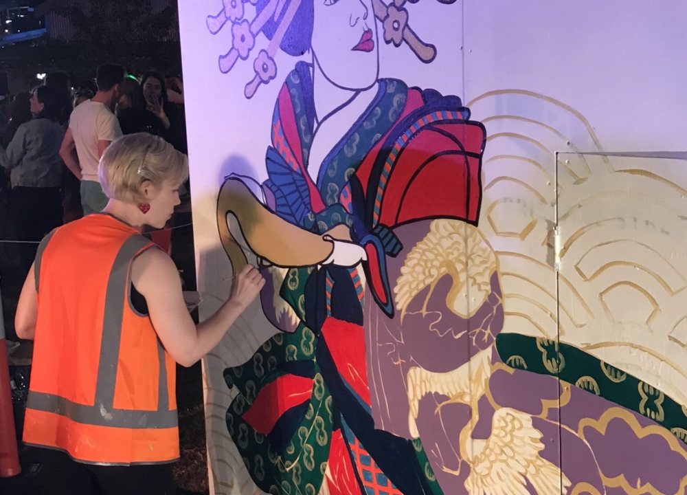 Elysha Rei for Brisbane Street Art Festival 2019 (BSAF 2019)