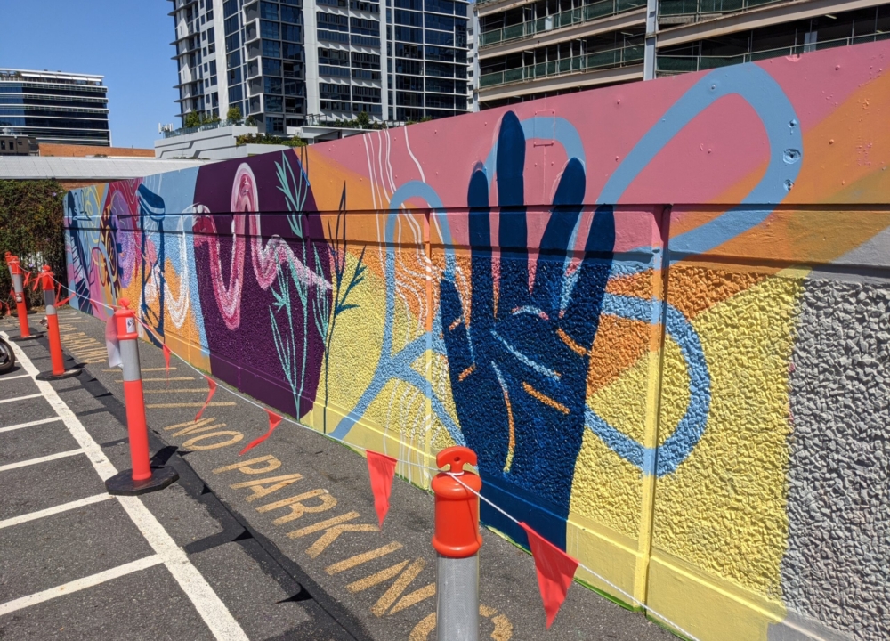 Imogene Peach for Brisbane Street Art Festival 2020 (BSAF 2020)