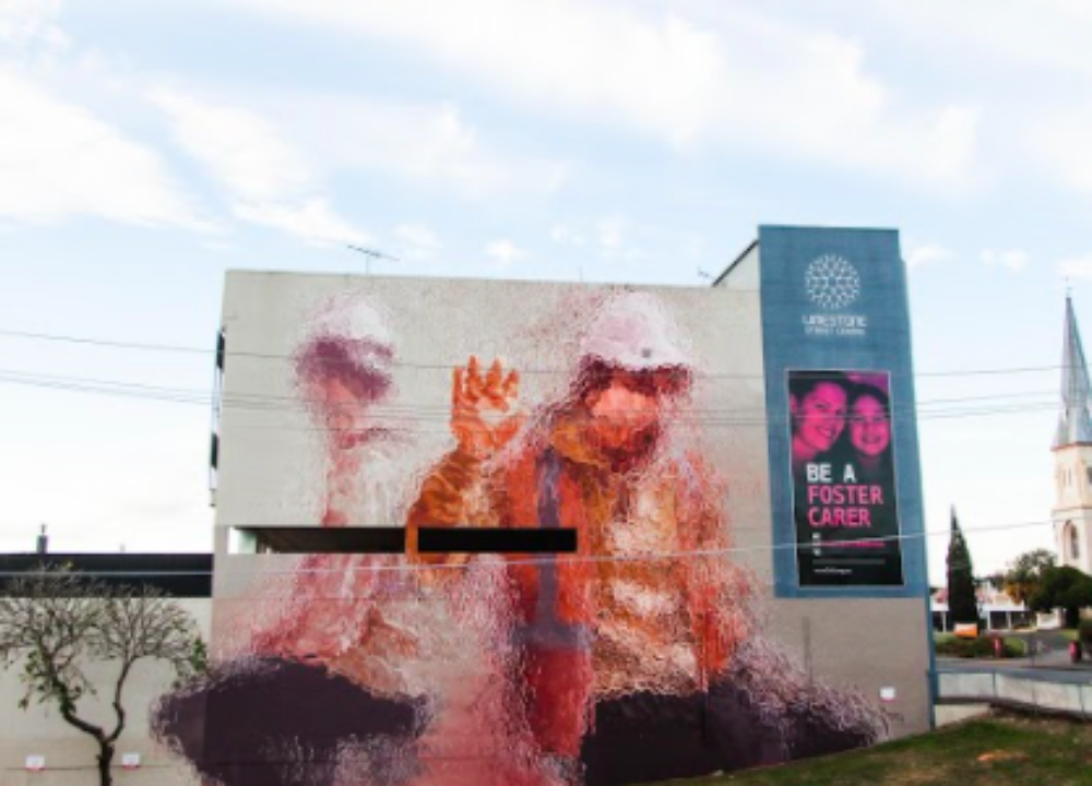Fintan Magee for Brisbane Street Art Festival 2020 (BSAF 2020)